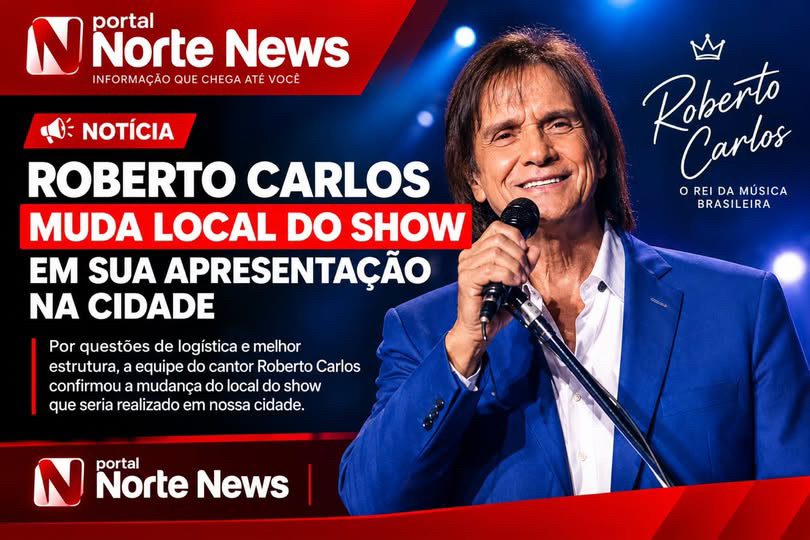 Roberto Carlos no Acre: novo local do show, datas e ingressos