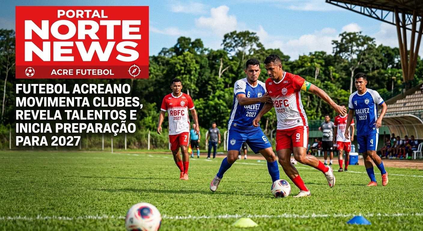Futebol acreano movimenta clubes, revela talentos e inicia preparação para 2027